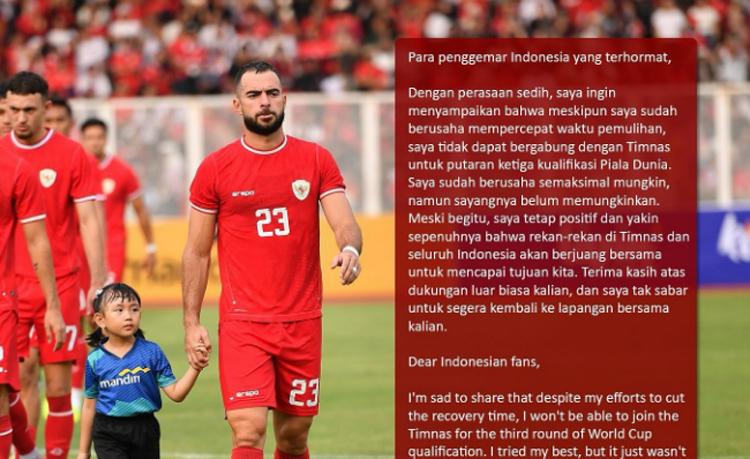 Unggahan Jordi Amat di Instagram, Kamis (29/8).