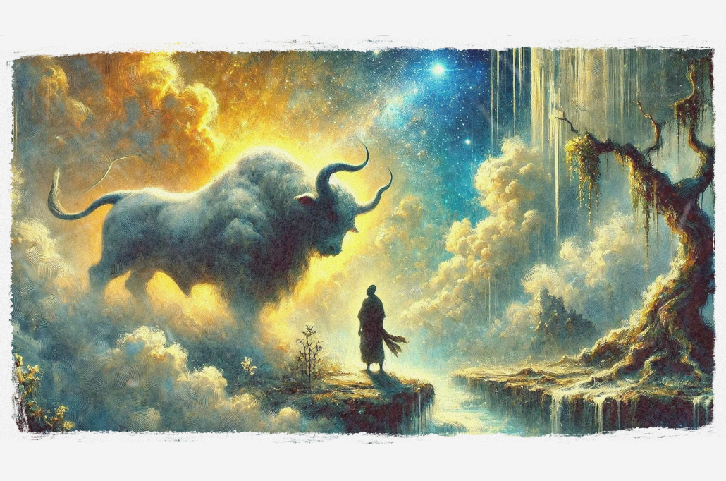 Ilustrasi cerpen lakon wayang Lembu Andini (AI GENERATED/CHAT GPT)