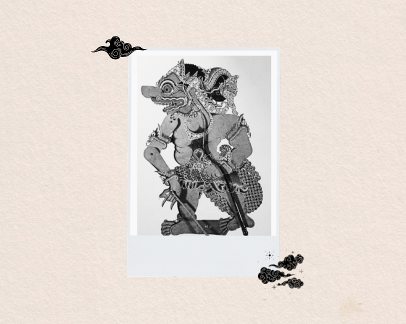 Ilustrasi tokoh wayang Gohmuka (RADAR MADIUN)