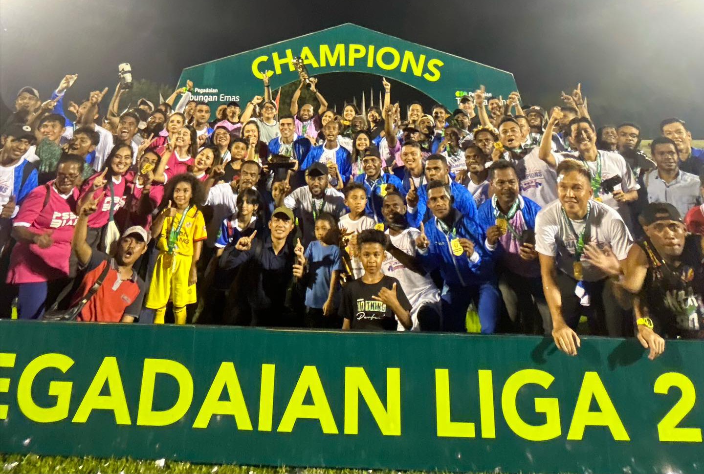 PSBS Biak sukses jadi juara Liga 2 musim lalu.