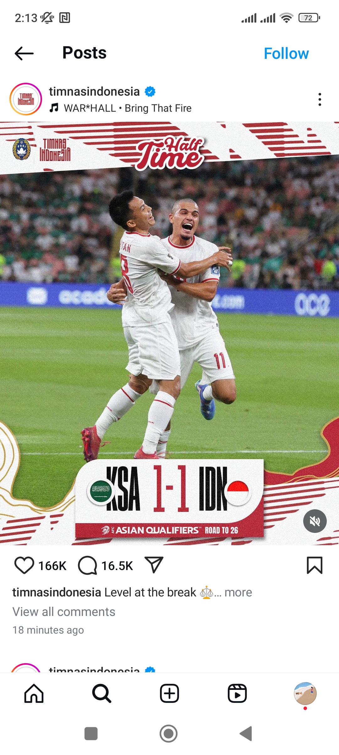 SELEBRASI: Ragnar Oratmangoen dan Witan merayakan gol ke gawang Arab Saudi, Jumat (6/9). (PSSI)