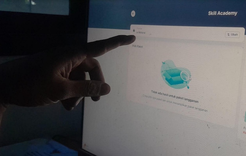 EROR: Laman e-meterai mengalami gangguan menjelang berakhirnya akhir&nbsp;pendaftaran seleksi CPNS 2024.