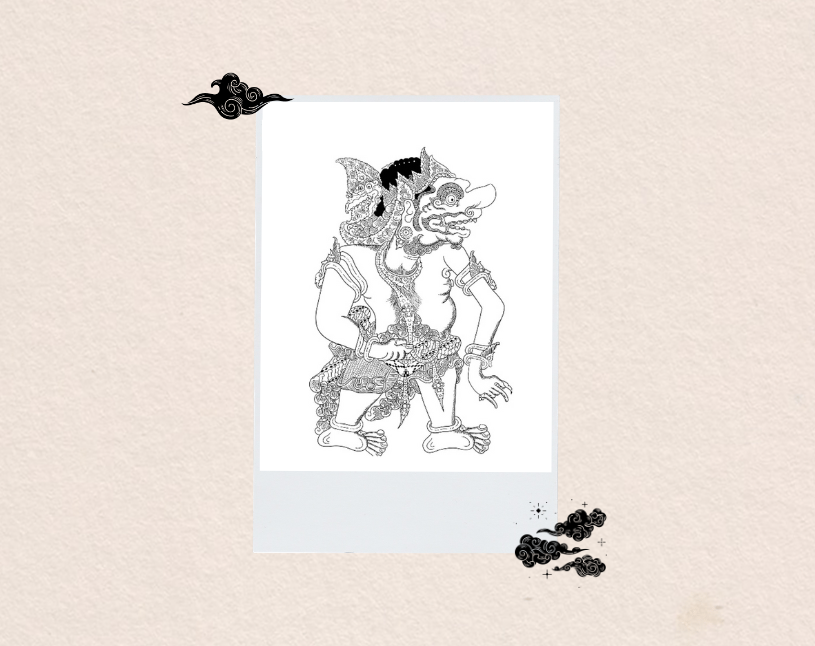 Ilustrasi tokoh wayang Patih Mulatani (RADAR MADIUN)