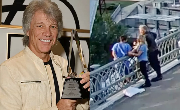 John Bon Jovi saat selamatkan perempuan hendak bundir.