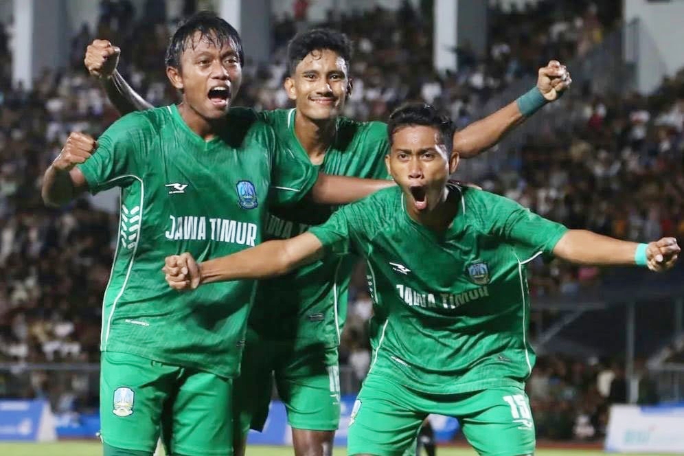 Jatim kampiun sepak bola putra PON 2024.