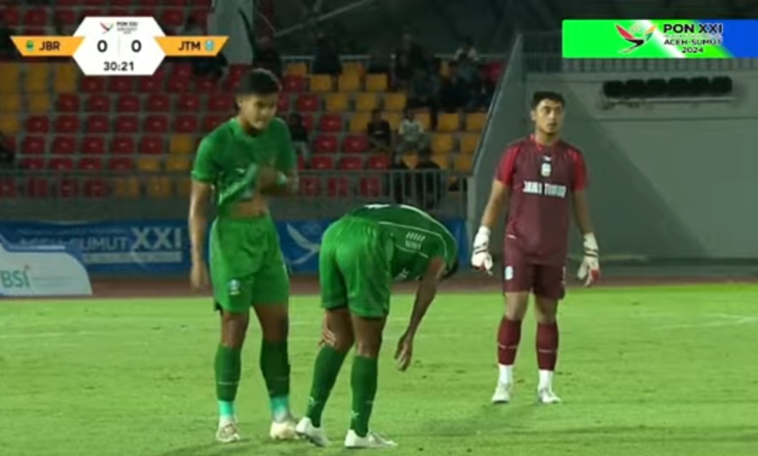 Babak 1 skor masih imbang tanpa gol.