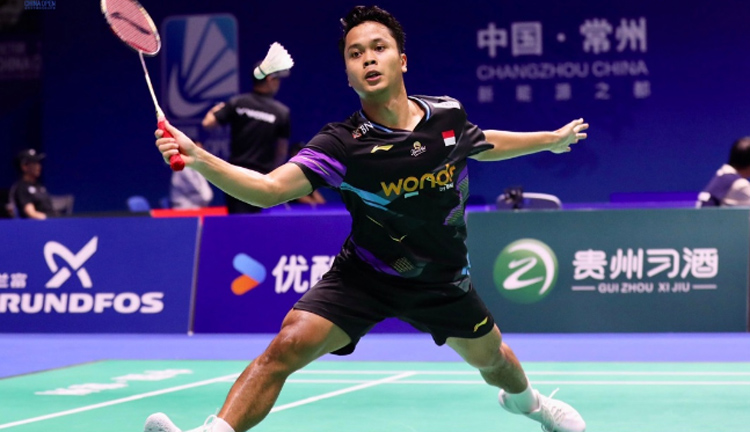 Anthony Ginting kalah telak dari Kunlavut.