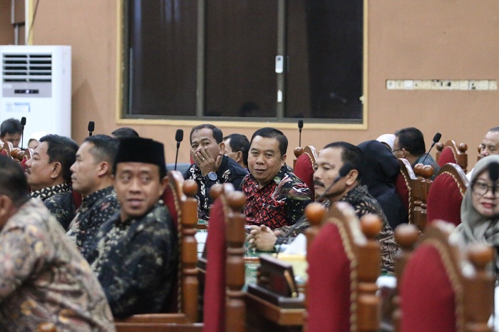 HADIR : DPRD Ponorogo menggelar rapat paripurna pembentukan fraksi dan pimpinan dewan, Kamis (19/9).