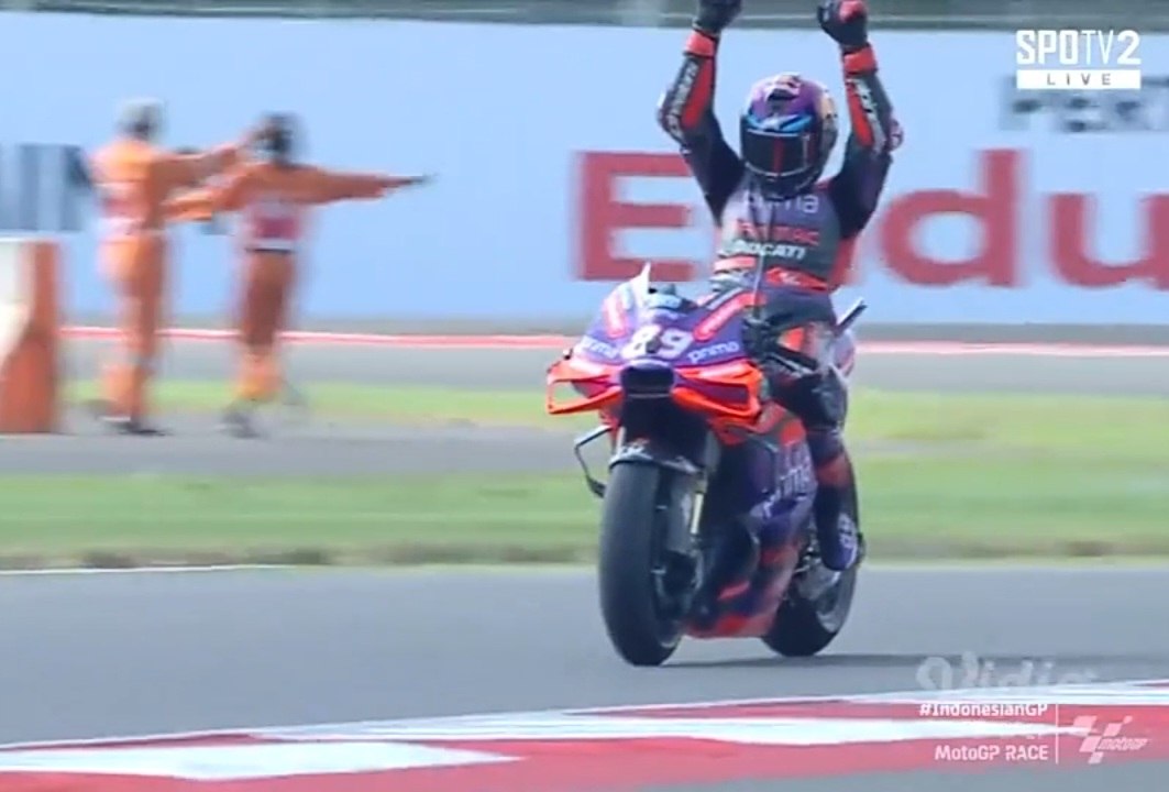 Jorge Martin finis pertama.