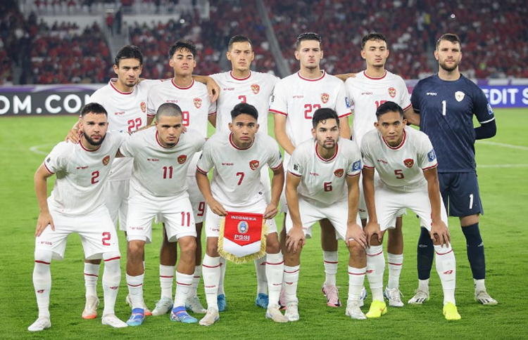 Timnas Indonesia saat ini menempati urutan 4 klasemen grup C.