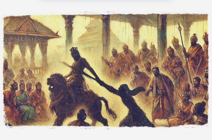 Ilustrasi cerpen lakon wayang&nbsp;Drupadi Janji (AI GENERATED/CHAT GPT)