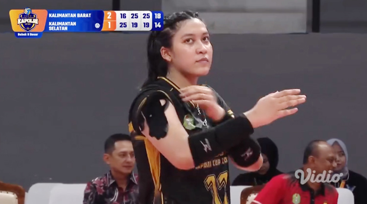 Putri Kalbar sukses mengalahkan Kalsel 3-1.
