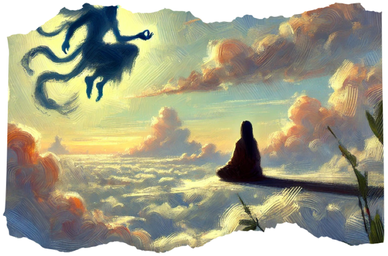 Ilustrasi cerpen lakon wayang Bambang Ekalaya (AI GENERATED/CHAT GPT)