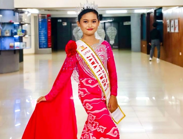 BERBAKAT: Gwyneth Diandra Fathima Az Zahra mengangkat tema Reog Ponorogo pada Grand Final Indonesian Kids of The Year 2024 di Balai Pemuda Surabaya 30-31 Oktober 2024.