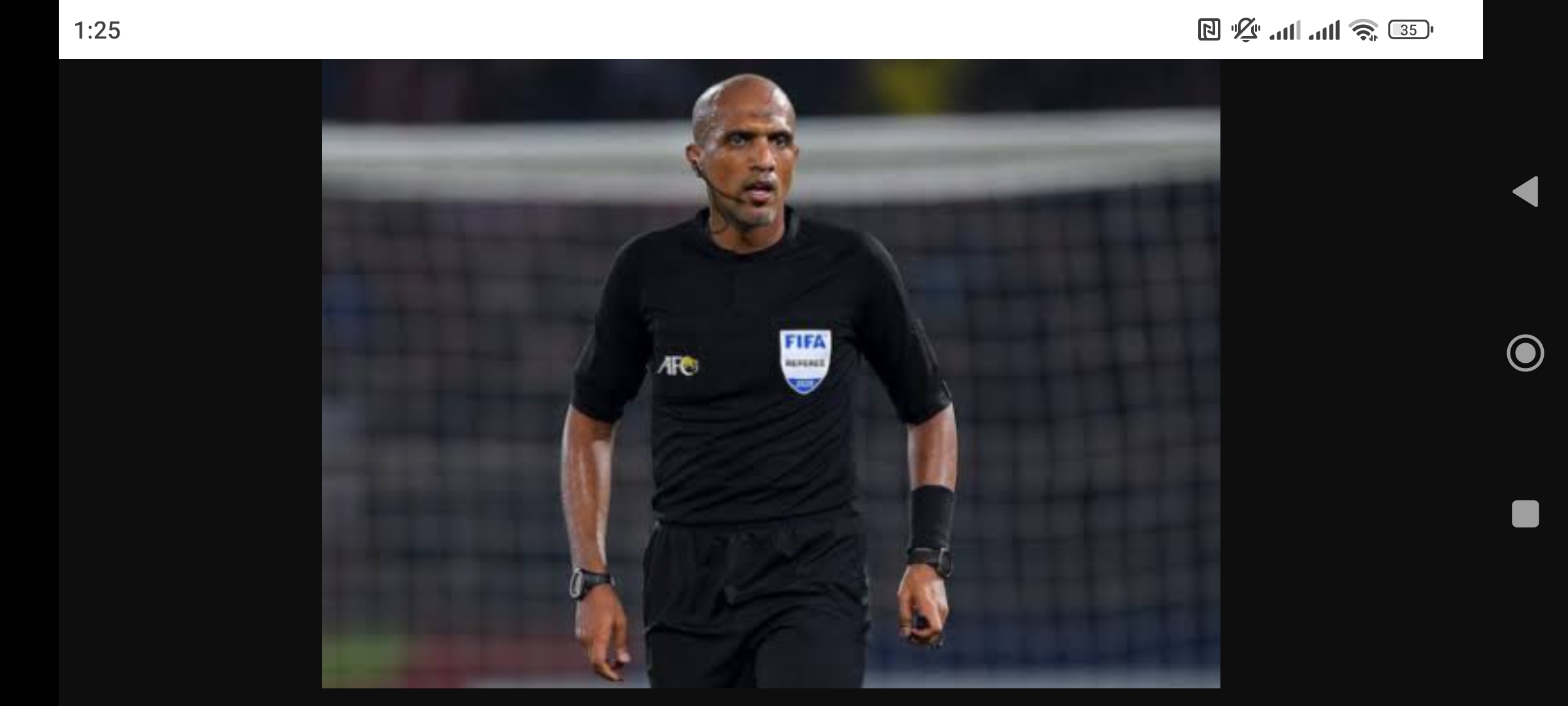 KONTROVERSI: Duel panas Indonesia vs Bahrain dipimpin oleh wasit asal Oman, Ahmed Al Kaf. (AFC)