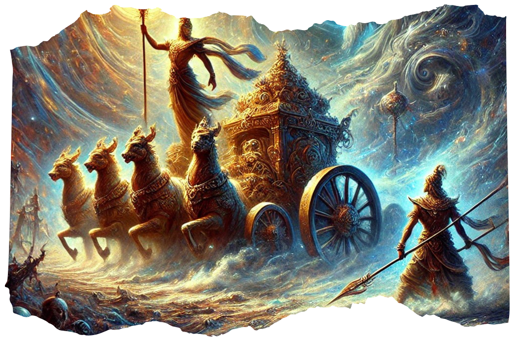 Ilustrasi cerpen lakon wayang Narayana Janji (AI GENERATED/CHAT GPT)