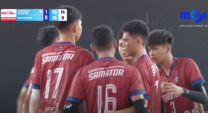 Surabaya Samator terlalu tangguh bagi MVC Sulbar.