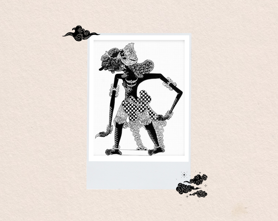 Ilustrasi tokoh wayang Jangetkinatelon (RADAR MADIUN)