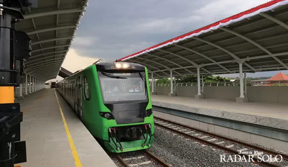Ilustrasi KA Bandara Adi Soemarmo (RADAR SOLO)