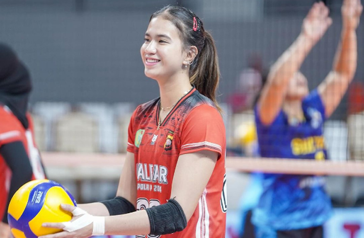Shella Bernadetha di Kapolri Cup 2024 lalu membela Kalbar.