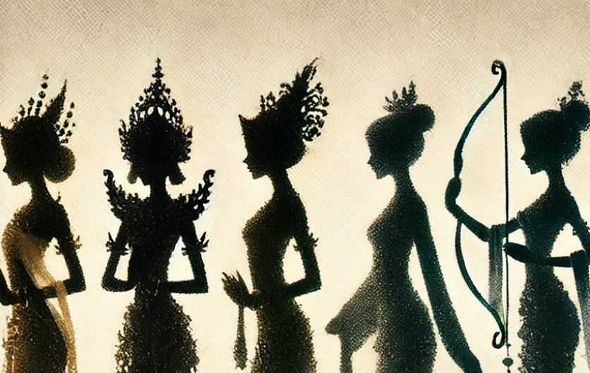Ilustrasi tokoh wayang perempuan populer (RADAR MADIUN)
