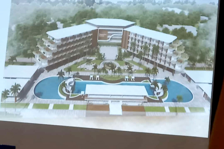 SEGERA LELANG: Pemkab Pacitan bekerja sama dengan pihak ketiga akan membangun hotel bintang empat di kawasan teluk Pacitan, tepatnya objek wisata Pantaiu Pancer Door. Ini desainnya.