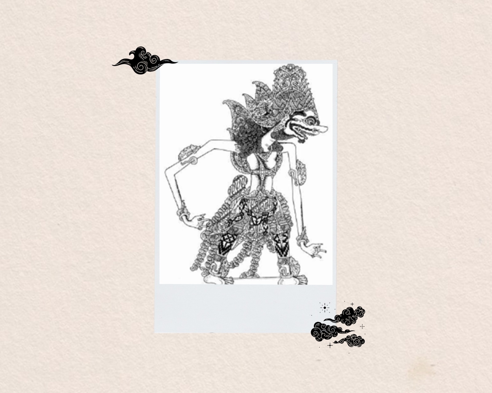 Ilustrasi tokoh wayang Prabu Jarasanda (RADAR MADIUN)