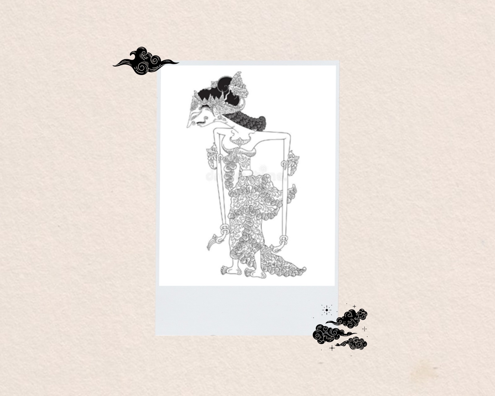 Ilustrasi tokoh wayang Endang Jimambang (RADAR MADIUN)