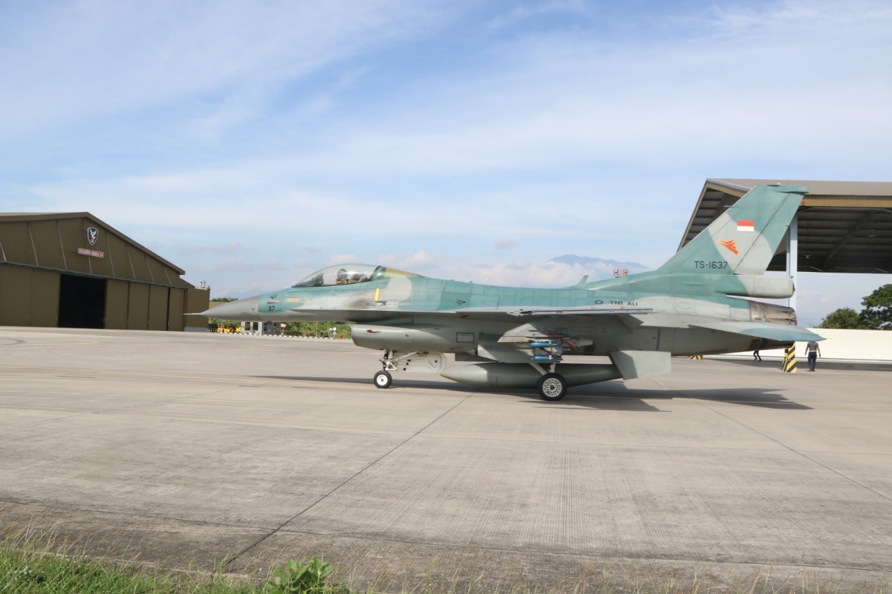 LATIHAN TEMPUR: Lanud Iswahjudi menggelar latihan pengeboman Air to Ground di AWR Pulung, Ponorogo dan AWR Pandanwangi, Lumajang, hingga pekan depan.