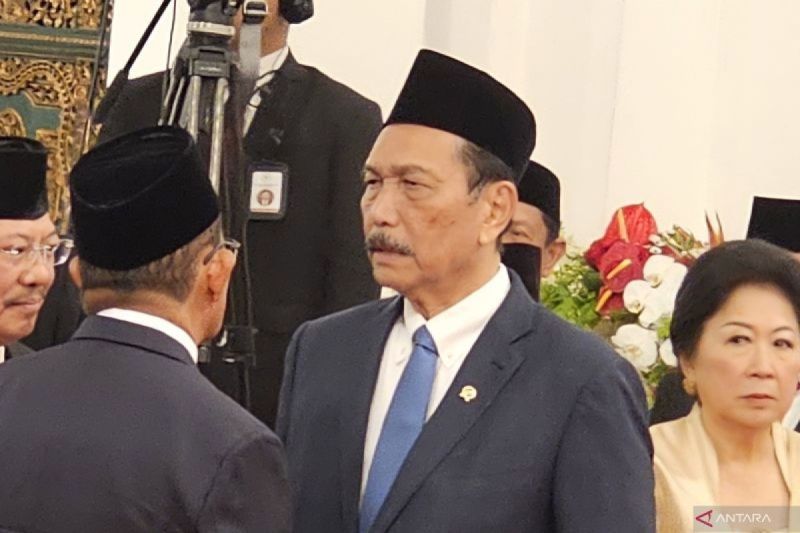 Luhut Binsar Pandjaitan, Penasihat Khusus Bidang Digitalisasi dan Teknologi Pemerintahan dalam Kabinet Merah Putih 2024-2029. (ANTARA)