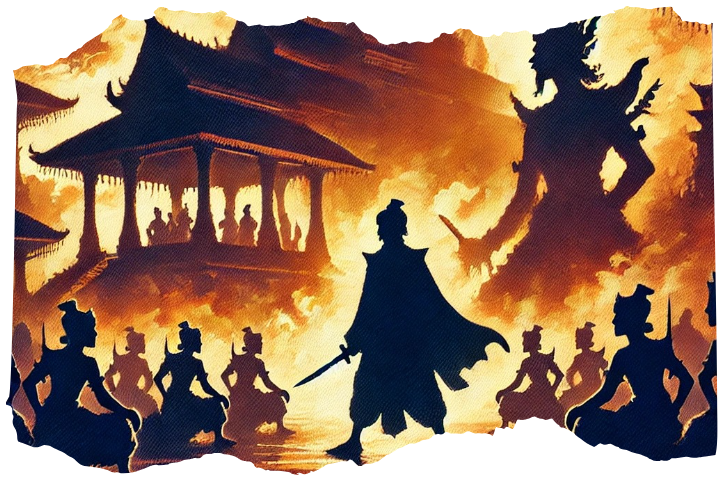 Ilustrasi lakon wayang Sadewa Krida (AI GENERATED/CHAT GPT)