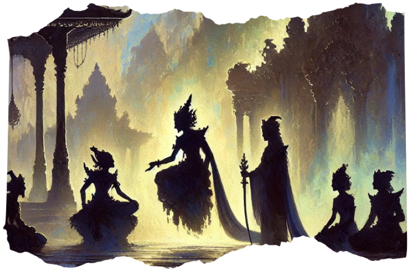 Ilustrasi lakon wayang Puntadewa Murca (AI GENERATED/CHAT GPT)