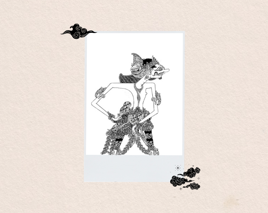 Ilustrasi tokoh wayang Raden Arya Wikarna (RADAR MADIUN)