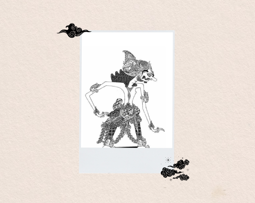 Ilustrasi tokoh wayang Drustaketi (RADAR MADIUN)