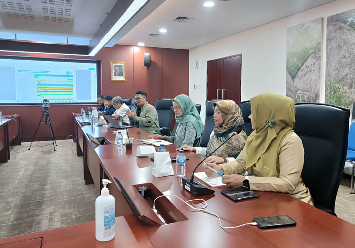 RAPAT: Tim Pemkab Ngawi dan PT SIER pemaparan proyek Kawasan Industri di Bappenas pekan lalu.