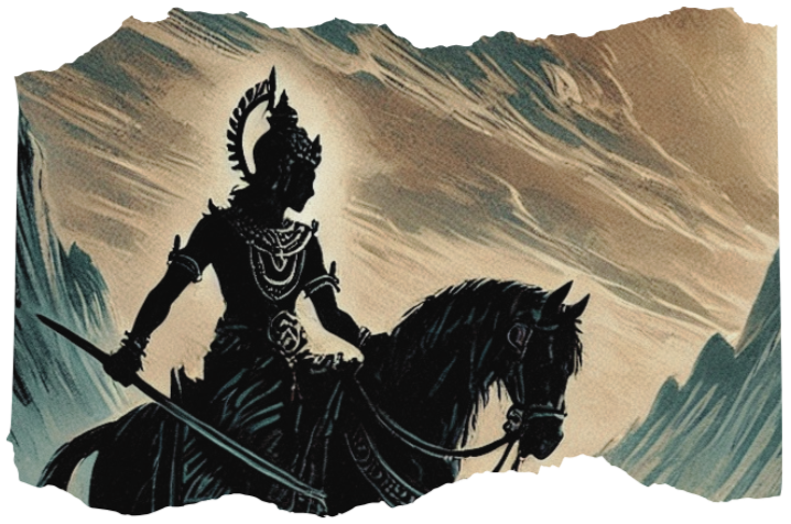 Ilustrasi lakon wayang Sandiwara Salya (AI GENERATED/CHAT GPT)