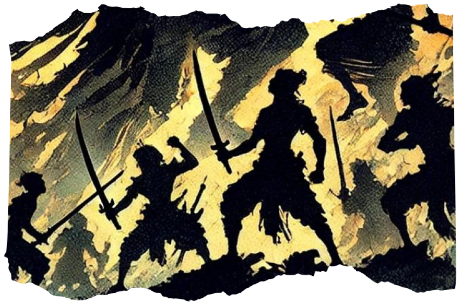 Ilustrasi cerpen lakon wayang Perang Pamuksa (AI GENERATED/CHAT GPT)
