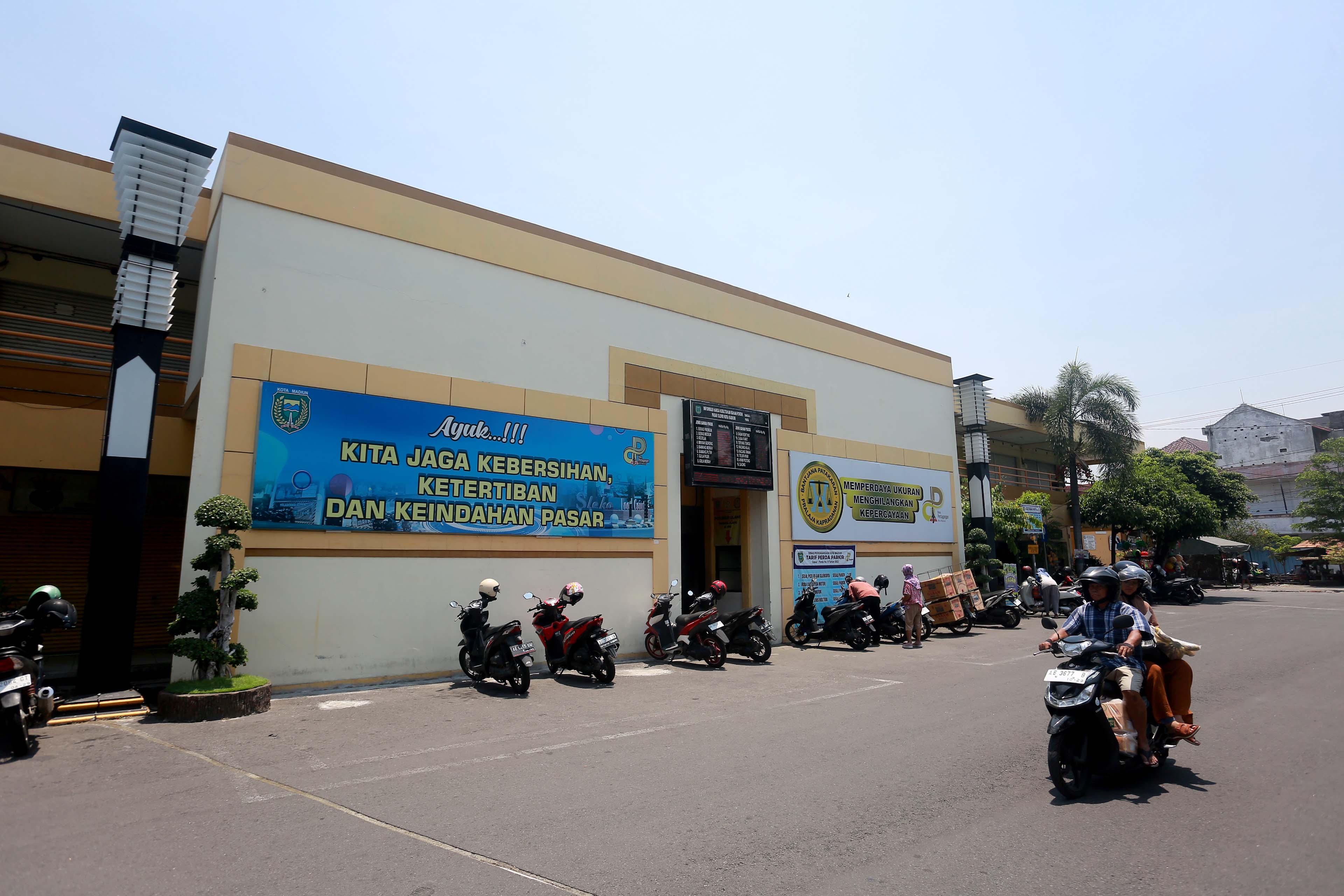 CALON LOKASI: Pasar Sleko, Kota Madiun, disiapkan untuk program token oleh pemkot setempat.&nbsp;(BAGAS BIMANTARA/RADAR MADIUN)