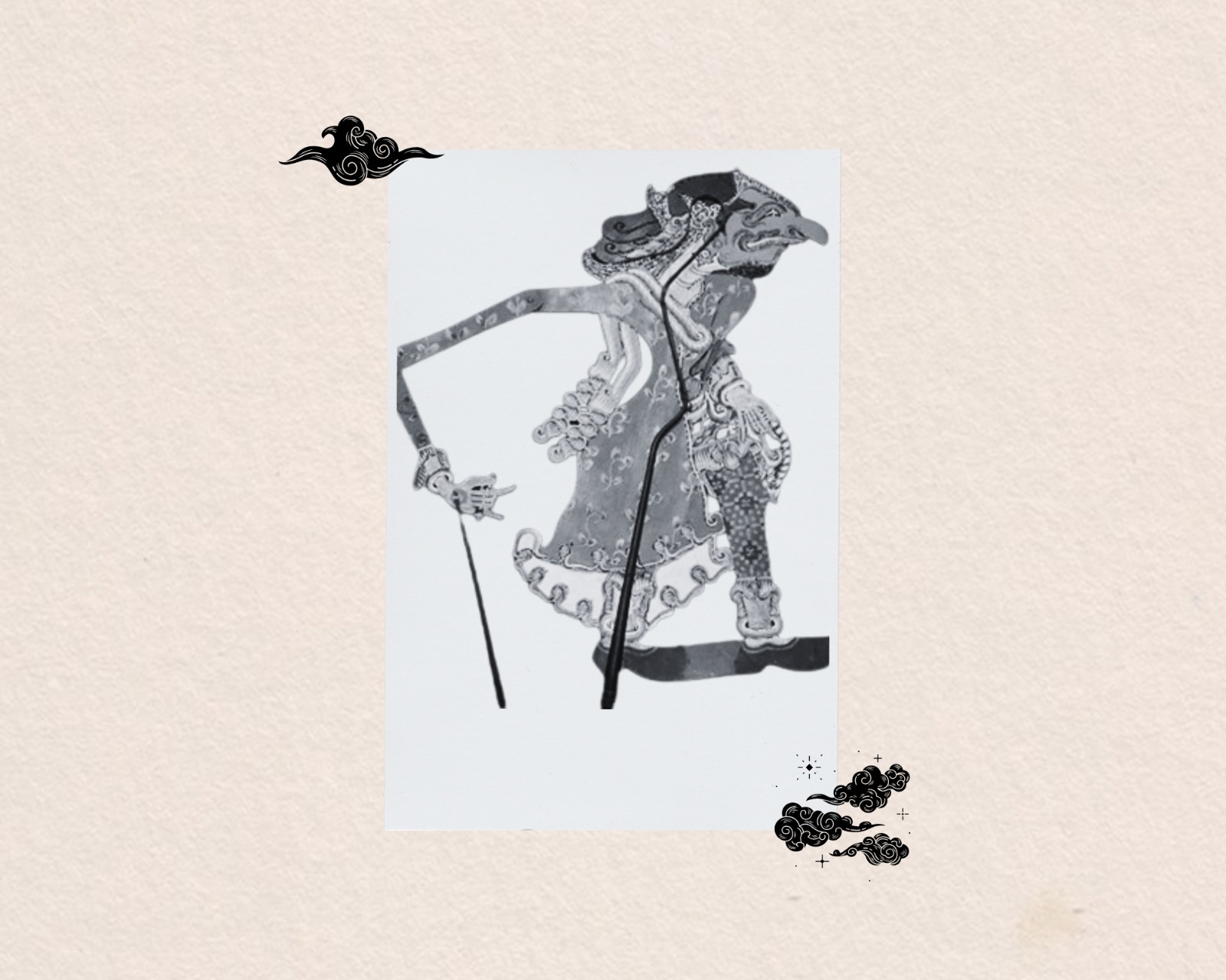 Ilustrasi tokoh wayang Pandita Durna Versi Jogja (RADAR MADIUN)