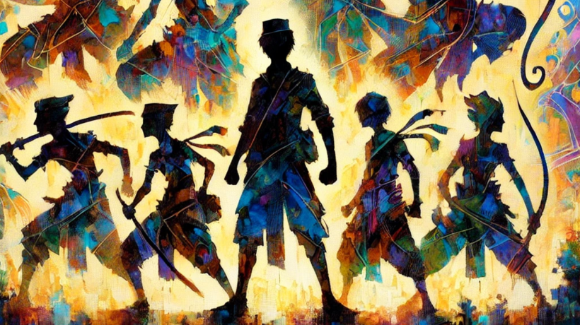 Ilustrasi lima tokoh wayang berusia muda yang paling berpengaruh (AI GENERATED/RADAR MADIUN)