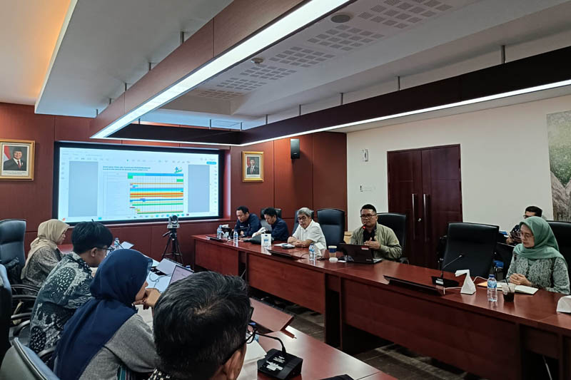 TERKAIT KAWASAN INDUSTRI: Pemkab Ngawi dan PT Sier sampaikan paparan ke Bappenas beberapa waktu lalu.