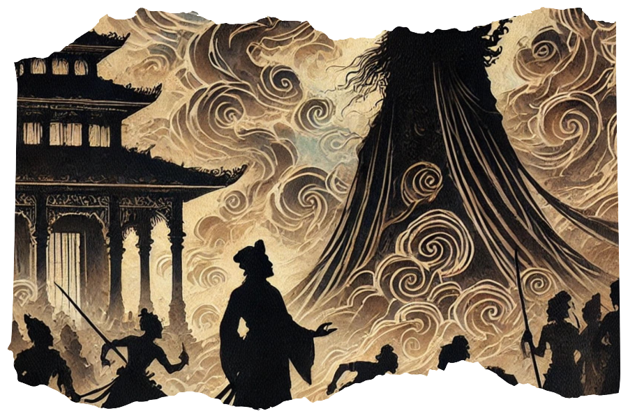 Ilustrasi lakon wayang Suratrimantra Lena (AI GENERATED/RADAR MADIUN)