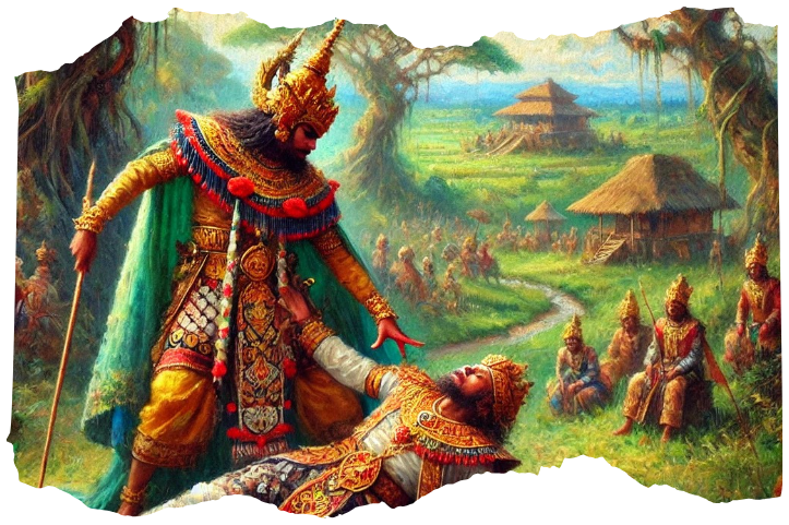 Ilustrasi cerpen lakon wayang Udawa Gugat (AI GENERATED/RADAR MADIUN)