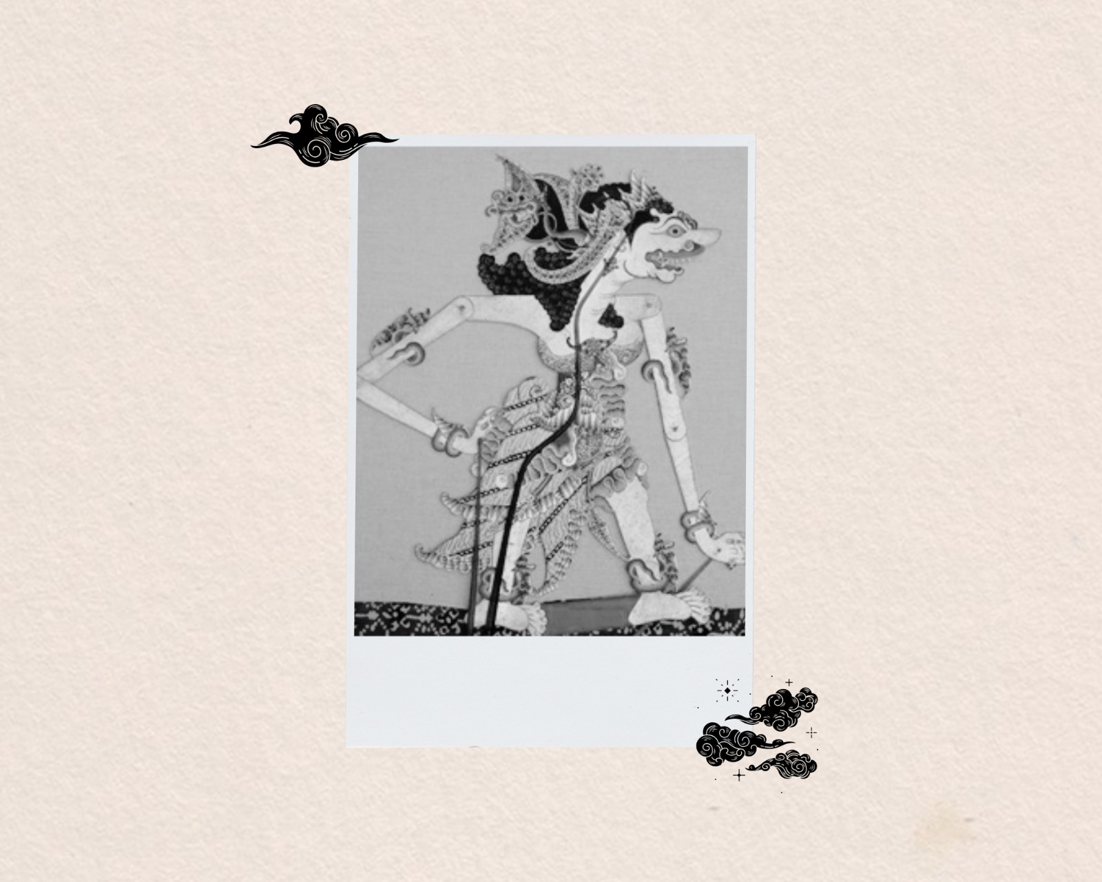 Ilustrasi tokoh wayang Dewi Sarpakenaka versi Jogja (RADAR MADIUN)