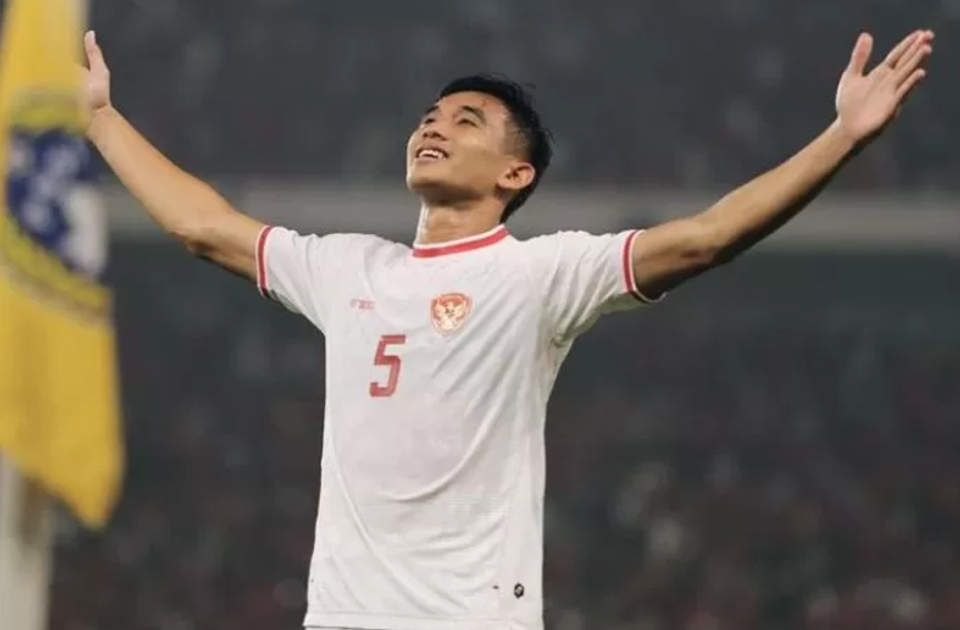 IMPRESIF: Penampilan Rizki Ridho bersama Timnas Indonesia banjir pujian. Dia didorong abroad ke luar negeri atau bahkan Eropa.