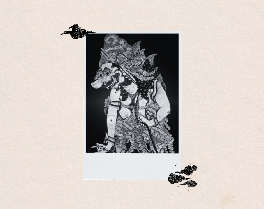 Ilustrasi tokoh wayang Batara Kala (RADAR MADIUN)