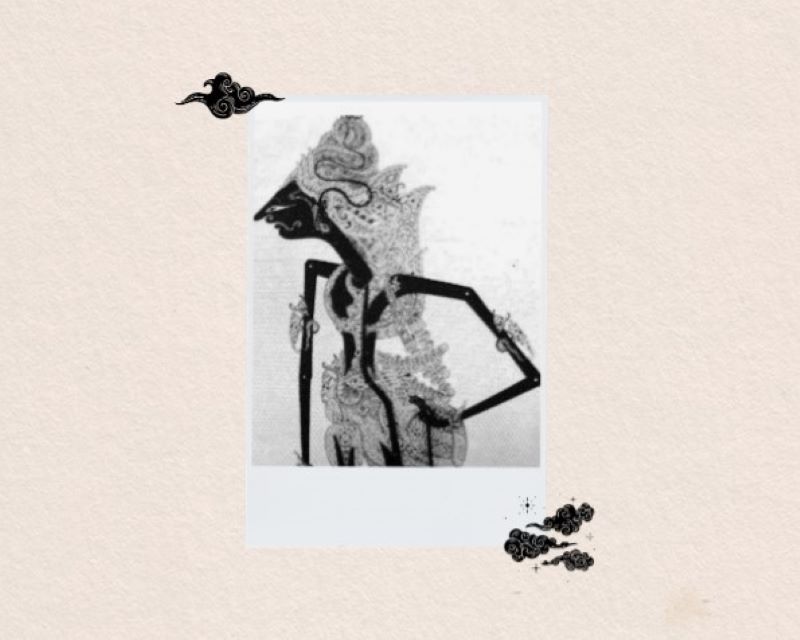 Ilustrasi tokoh wayang Batara Wisnu