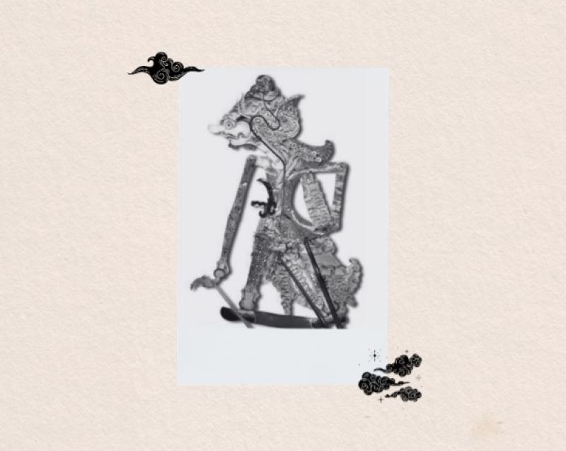Ilustrasi tokoh wayang Batara Surya
