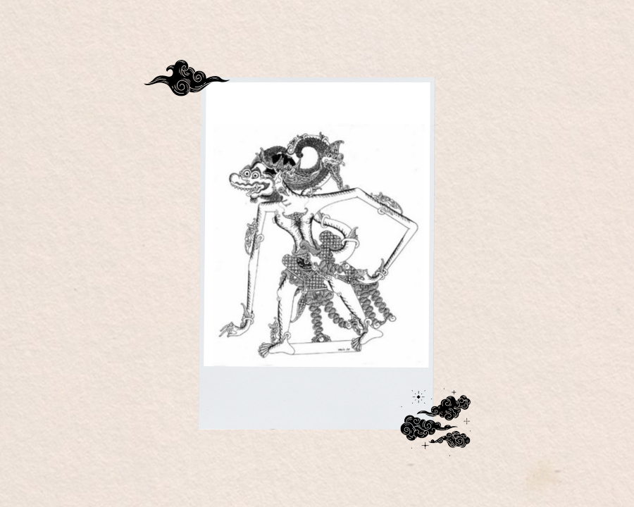 Ilustrasi tokoh wayang Anoman versi Jogja