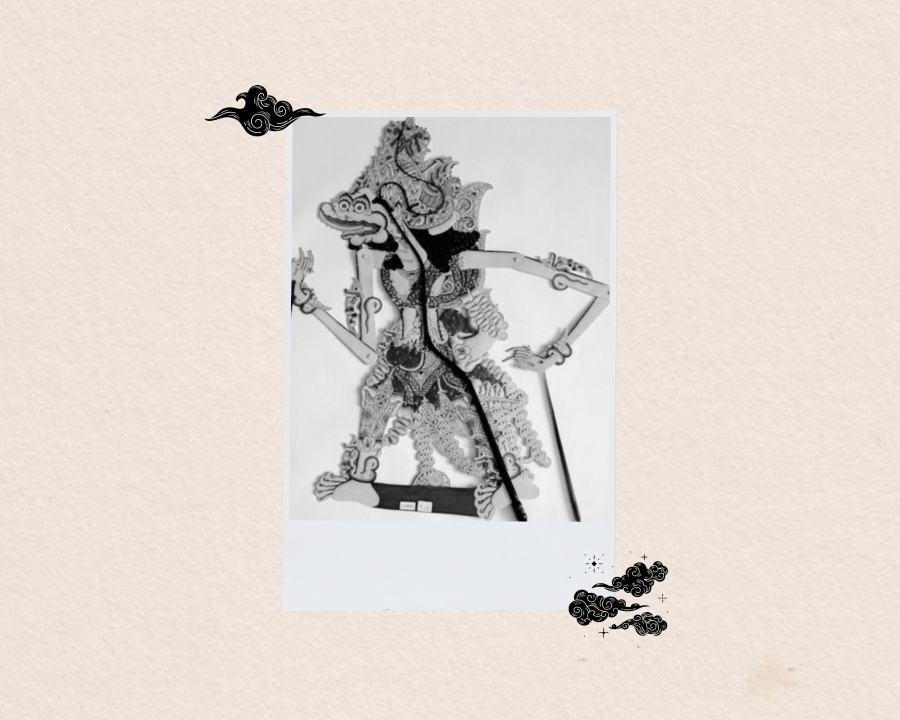 Ilustrasi tokoh wayang Sugriwa versi Jogja